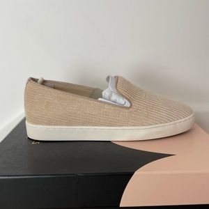 Birdies - tan cord slip-on - W 6